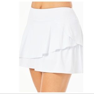 Lilly Pulitzer Elegant White Ruffle Skort
